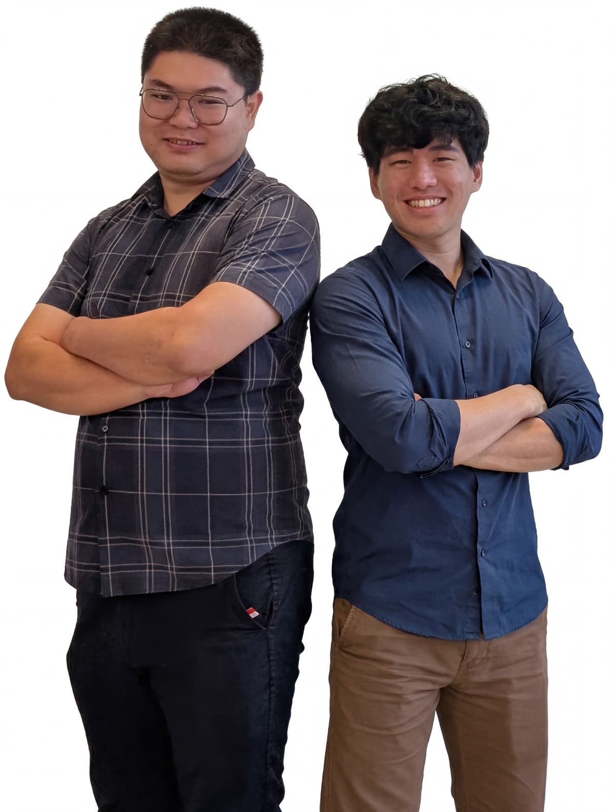 Mike and Jordan, founders of 100glasses