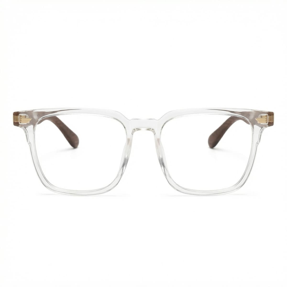 The Walnut prescription glasses Malaysia - Front view