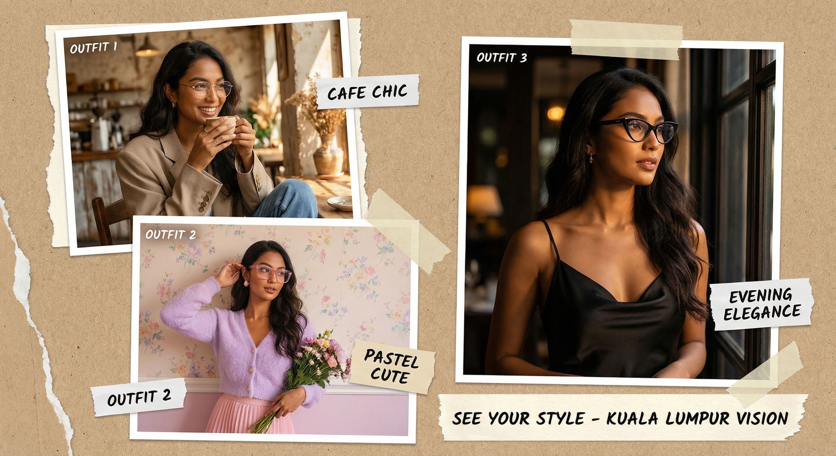 Switching styles with different outfits